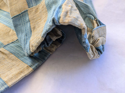 15 EV39 2.5y Scalamandre Fleur Des Indes Stripe Blue Beige