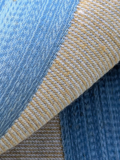 15 EV39 2.5y Scalamandre Fleur Des Indes Stripe Blue Beige