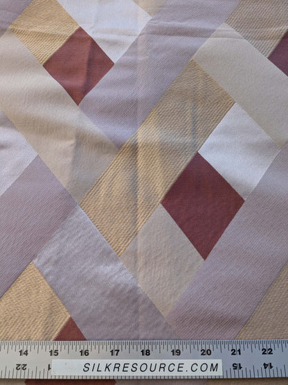 16 EV39 Scalamandre 2.4y Lelievre Paris M1 Poudre White Yellow Diamond Geometric Jacquard MSRP USD 500+/y