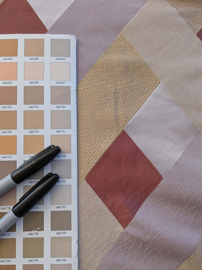 16 EV39 Scalamandre 2.4y Lelievre Paris M1 Poudre White Yellow Diamond Geometric Jacquard MSRP USD 500+/y