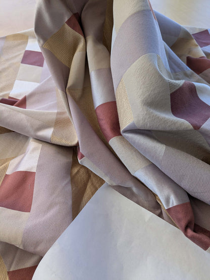 16 EV39 Scalamandre 2.4y Lelievre Paris M1 Poudre White Yellow Diamond Geometric Jacquard MSRP USD 500+/y