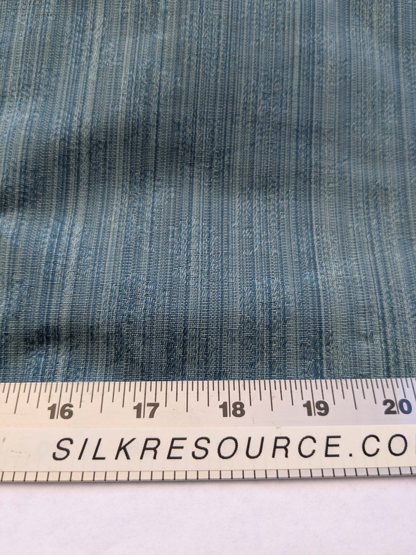 19 EV39 2.4y Scalamandre Petite Fleur Strie Blue Damask  Floral Cotton Viscose Solid