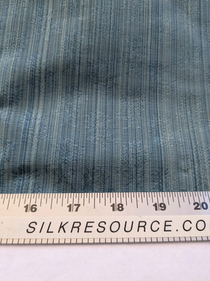 19 EV39 2.4y Scalamandre Petite Fleur Strie Blue Damask  Floral Cotton Viscose Solid