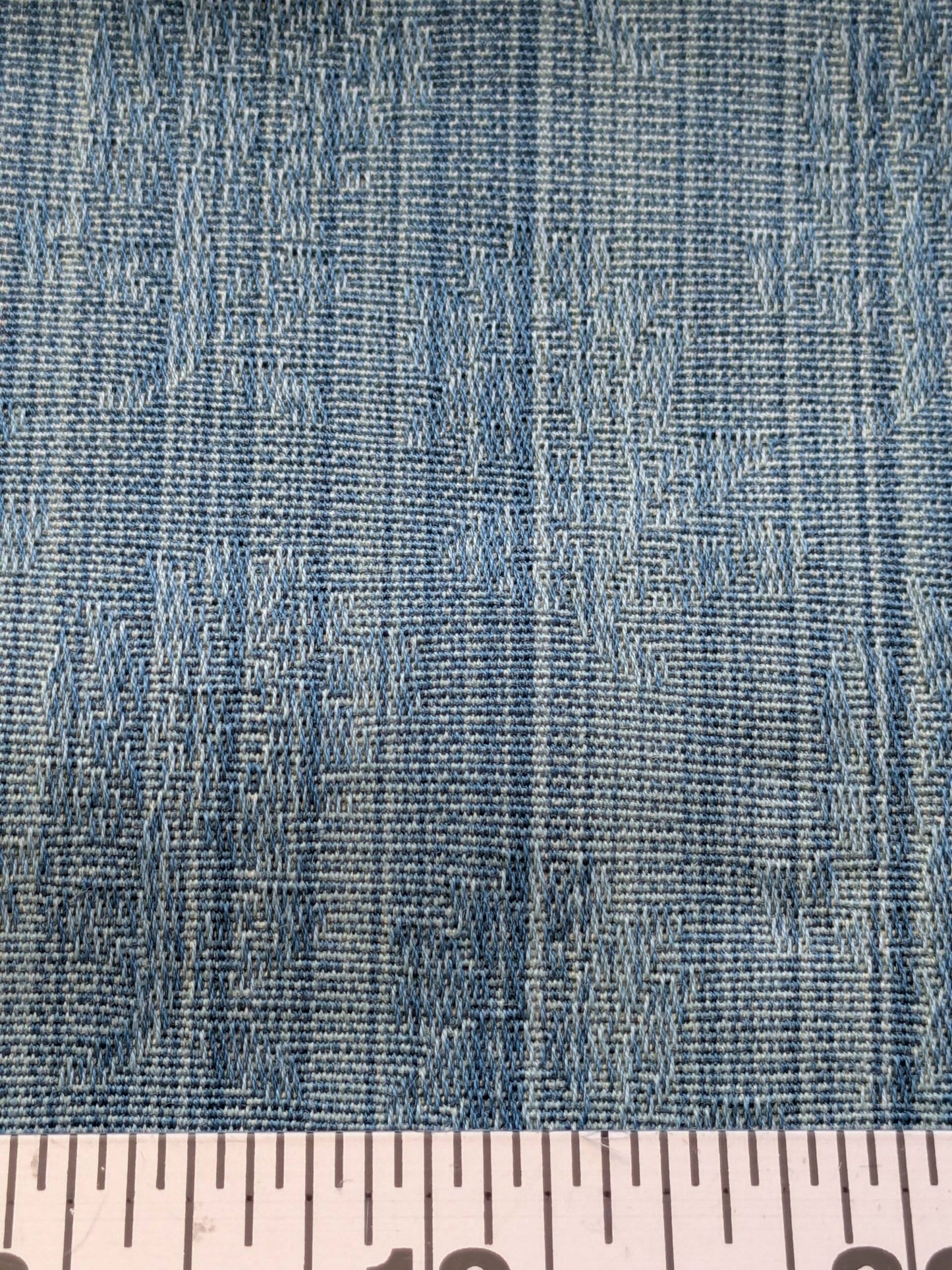 19 EV39 2.4y Scalamandre Petite Fleur Strie Blue Damask  Floral Cotton Viscose Solid