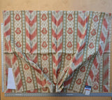 21 EV39 2.4y Scalamandre Lisere Ungherese Rigato Rosso Ikat Stripe