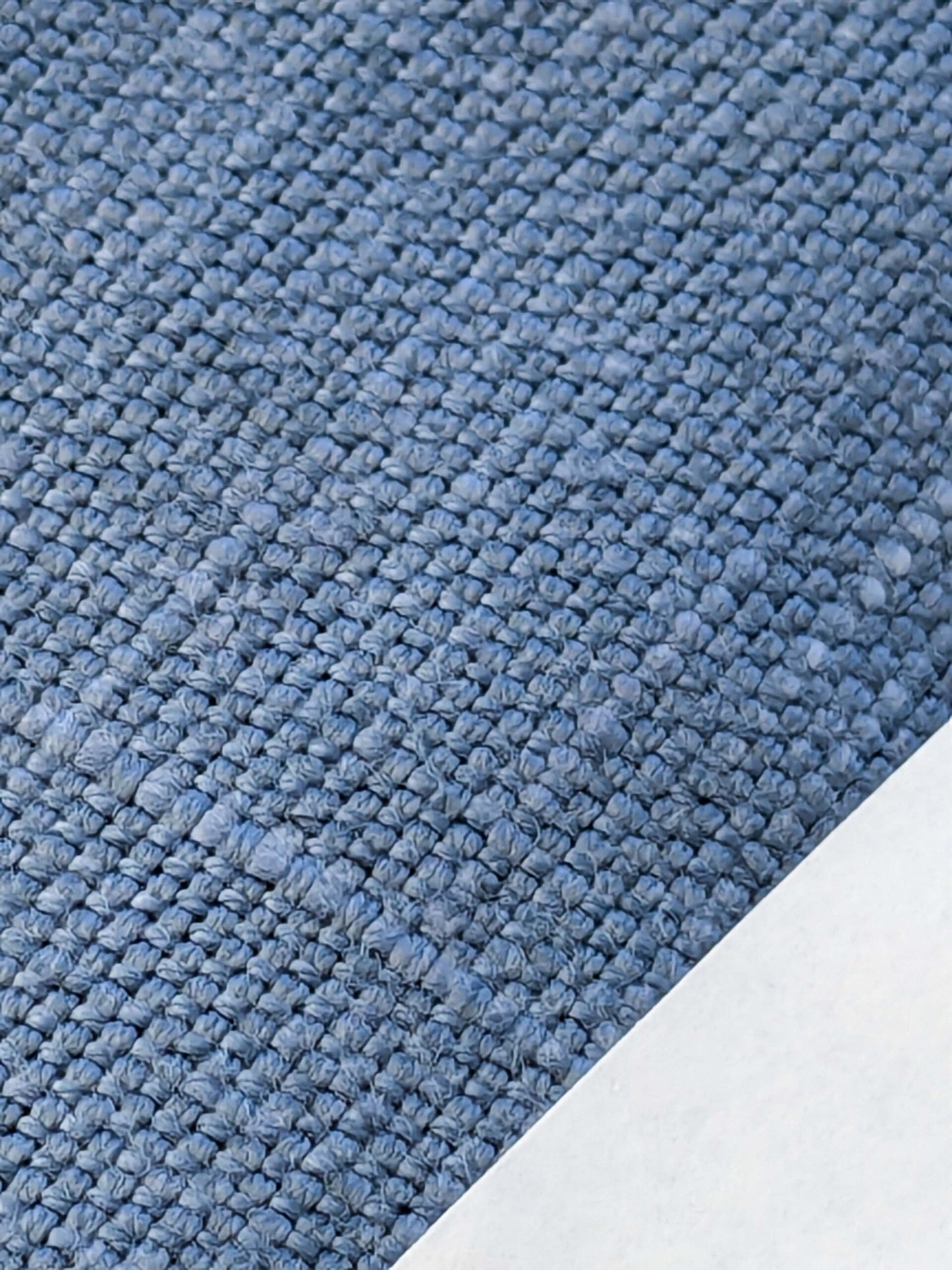 2 EV40 2.4 yards x 54" Scalamandre Ankara Solid Avio Blue Viscose Linen