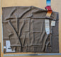 3 EV40 2.4 x 54"w yards Scalamandre ISI Marrone Brown Solid Linen MSRP USD138/y