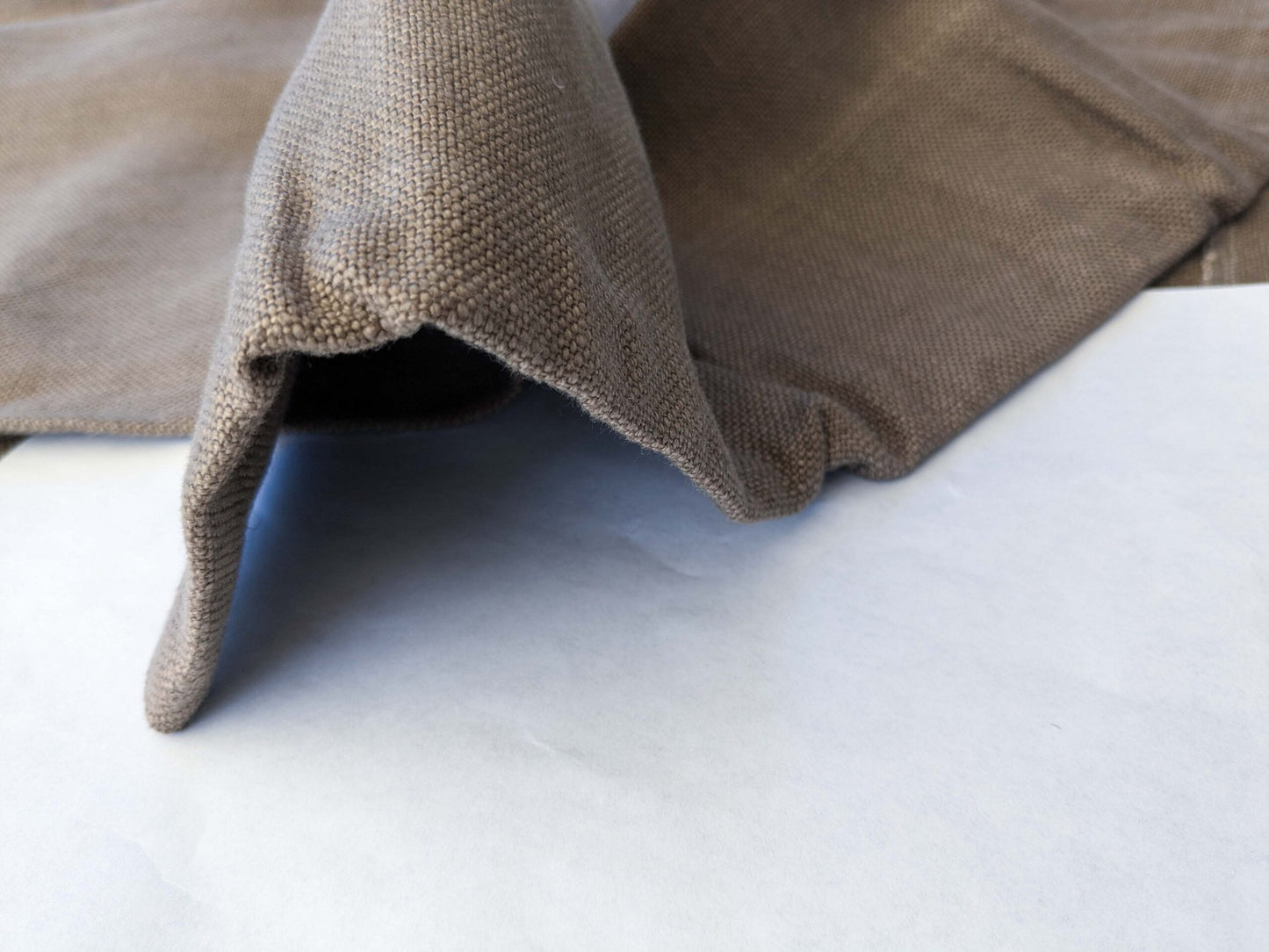 3 EV40 2.4 x 54"w yards Scalamandre ISI Marrone Brown Solid Linen MSRP USD138/y