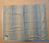 6 EV40 1.2 yards x 51"wide Scalamandre Fonthill Square Silk Sensuous Stripe Aquarelle Ombre Green Blue MSRP USD 356/y