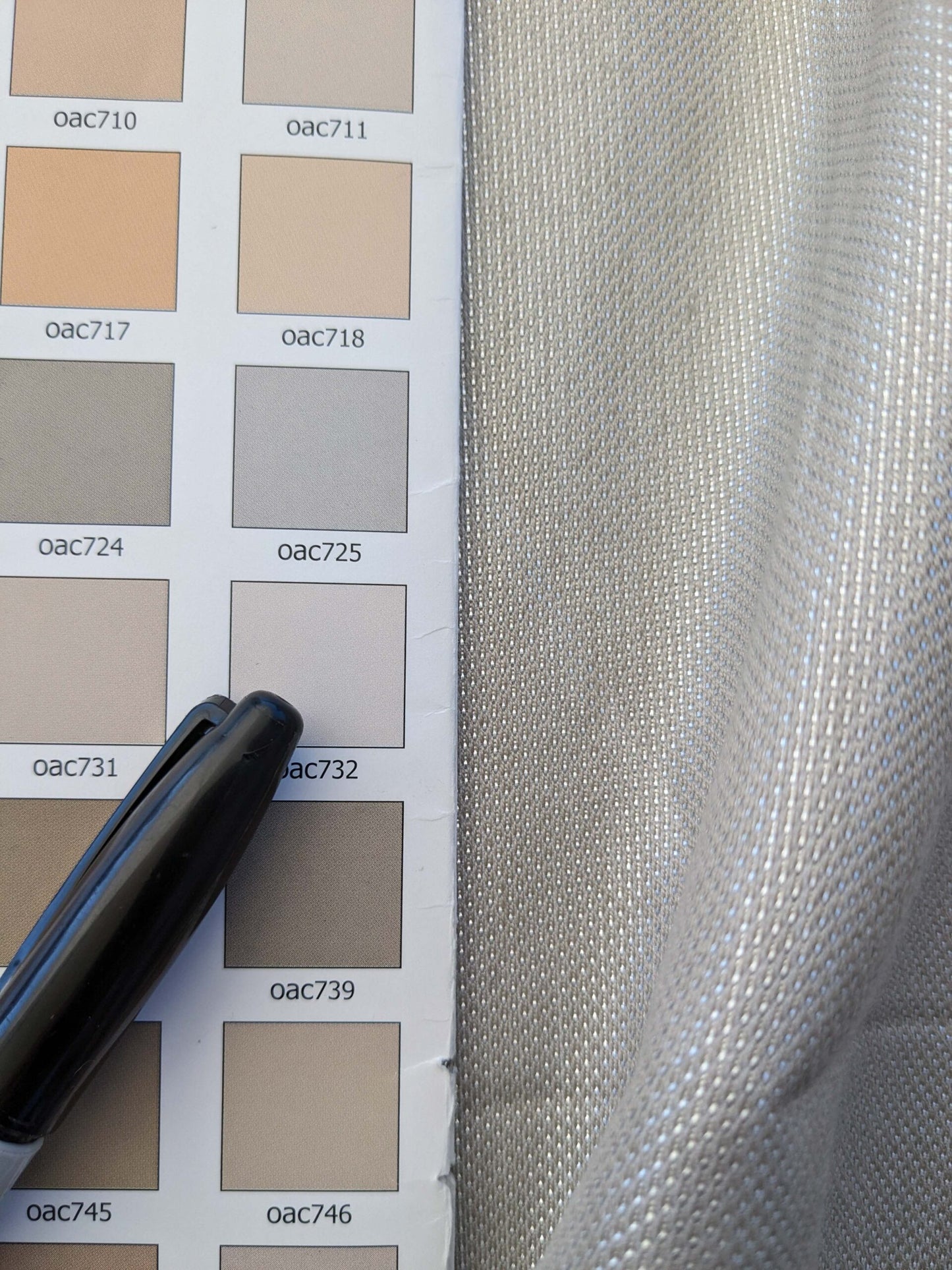 8 EV40 2.4y x 56"  Scalamandre Astro Champagne Viscose Solid Gray