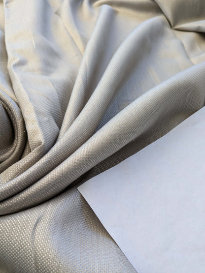 8 EV40 2.4y x 56"  Scalamandre Astro Champagne Viscose Solid Gray