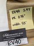 11 EV40 2.4yards x 53" Scalamandre Brown Strie Solid