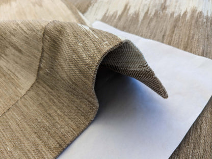 13 EV40 1.2yards x 55" Scalamandre Aldeco Monte Moon Rock Brown Cream White Abstract Large Jacquard