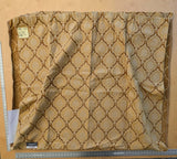 17 EV40 2.4yards x 52"W Scalamandre Ecussons Gold Medallion Artichoke Art Deco Renaissance Heavy MSRP USD480/y