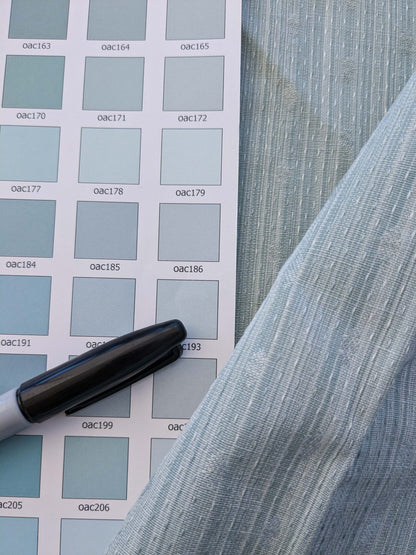 4 EV41 34"x 55" wide Scalamandre Marquie Strie Amure Aqua Blue Dots MSRP USD 382/y