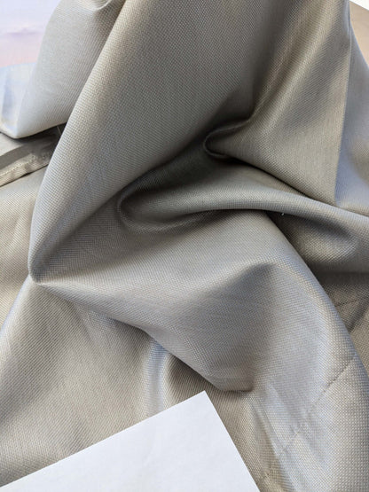 8 EV41 2.4yard x 52"w Scalamandre Solid Texture Gray Brown