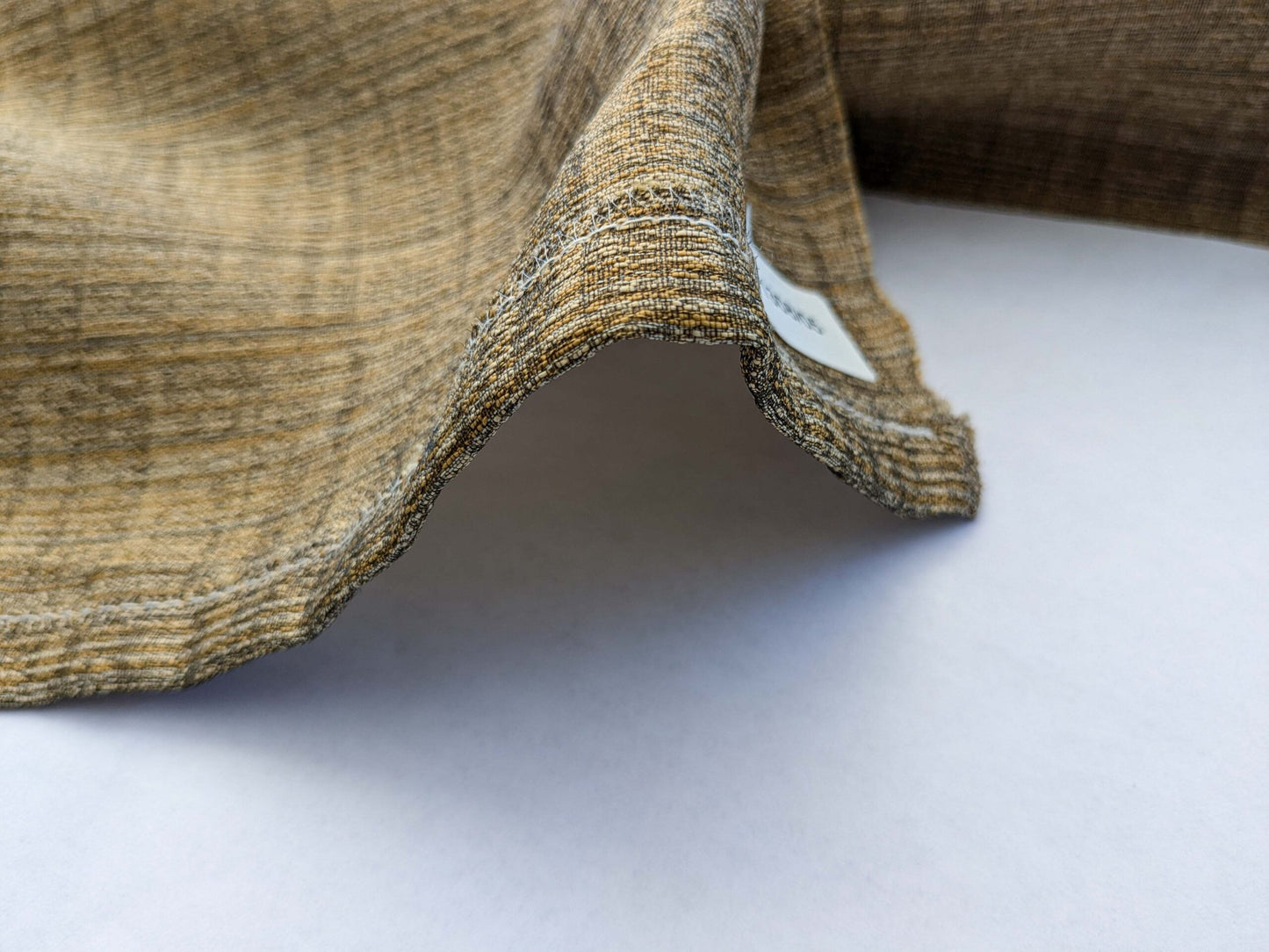 10 EV41 1.2yard x 63"w Scalamandre LeLievre Paris Briscola M1 Or Brown Solid Polyester MSRP 300+/y