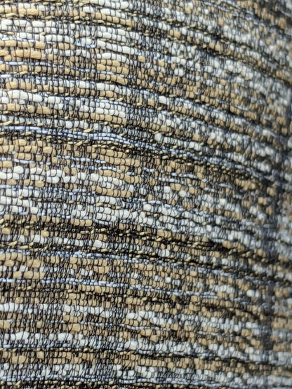 11 EV41 1.2yard x 63"w Scalamandre LeLievre Paris Briscola M1 Fumee Gray Solid Polyester MSRP 300+/y