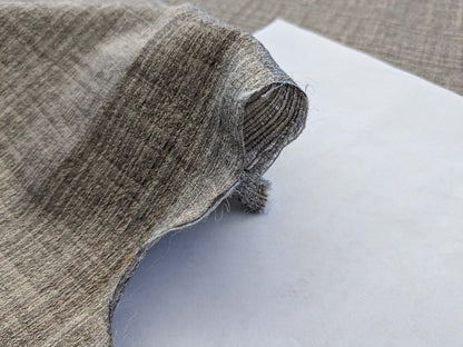 11 EV41 1.2yard x 63"w Scalamandre LeLievre Paris Briscola M1 Fumee Gray Solid Polyester MSRP 300+/y