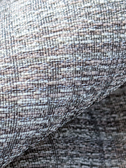 11 EV41 1.2yard x 63"w Scalamandre LeLievre Paris Briscola M1 Fumee Gray Solid Polyester MSRP 300+/y