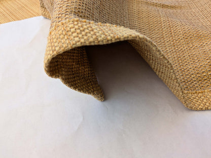 13 EV41 2.4y x 53" Scalamandre Tropez Saffron Brown Solid Texture Heavy MSRP USD 198/y