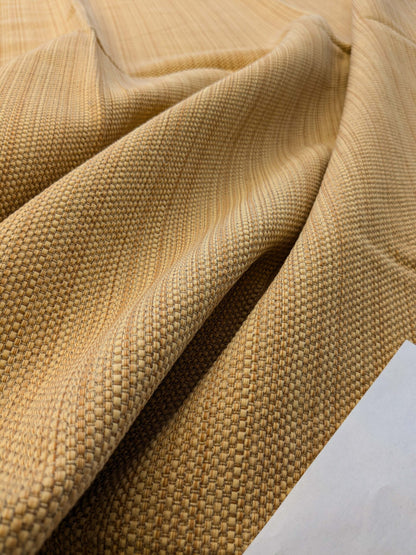 13 EV41 2.4y x 53" Scalamandre Tropez Saffron Brown Solid Texture Heavy MSRP USD 198/y