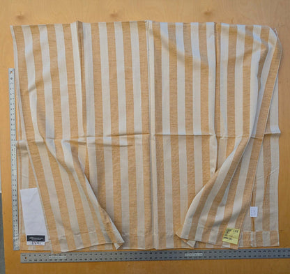 14 EV41 2.4y x 54"wide  Scalamandre Stripe Light Brown Beige