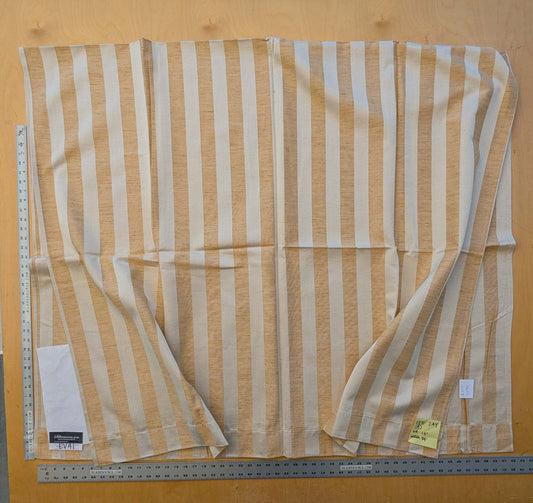 14 EV41 2.4y x 54"wide  Scalamandre Stripe Light Brown Beige