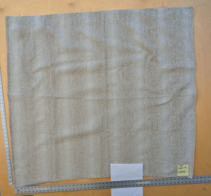 17 EV41 1.2y x 49"  Scalamandre Stripe Small Scale Texture Solid Beige Dots
