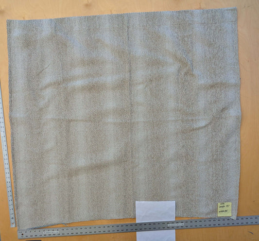 17 EV41 1.2y x 49"  Scalamandre Stripe Small Scale Texture Solid Beige Dots