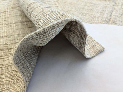 19 EV41 2.4 yards x 56"w Scalamandre Small Scale Texture Solid Cream Beige