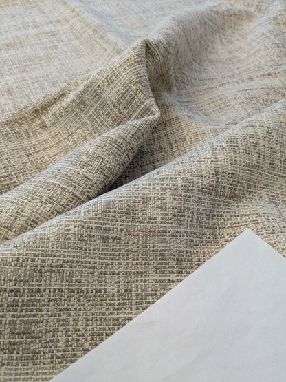 19 EV41 2.4 yards x 56"w Scalamandre Small Scale Texture Solid Cream Beige