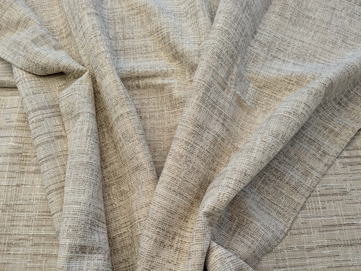 19 EV41 2.4 yards x 56"w Scalamandre Small Scale Texture Solid Cream Beige