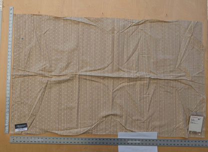 20 EV41 35" x 55"wide  Scalamandre Marquie Strie Beige Dots MSRP USD 382/y