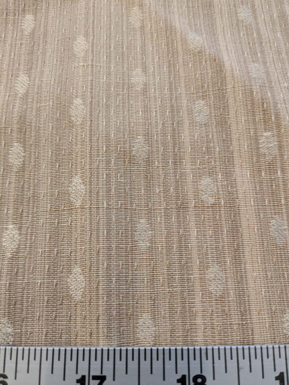 20 EV41 35" x 55"wide  Scalamandre Marquie Strie Beige Dots MSRP USD 382/y