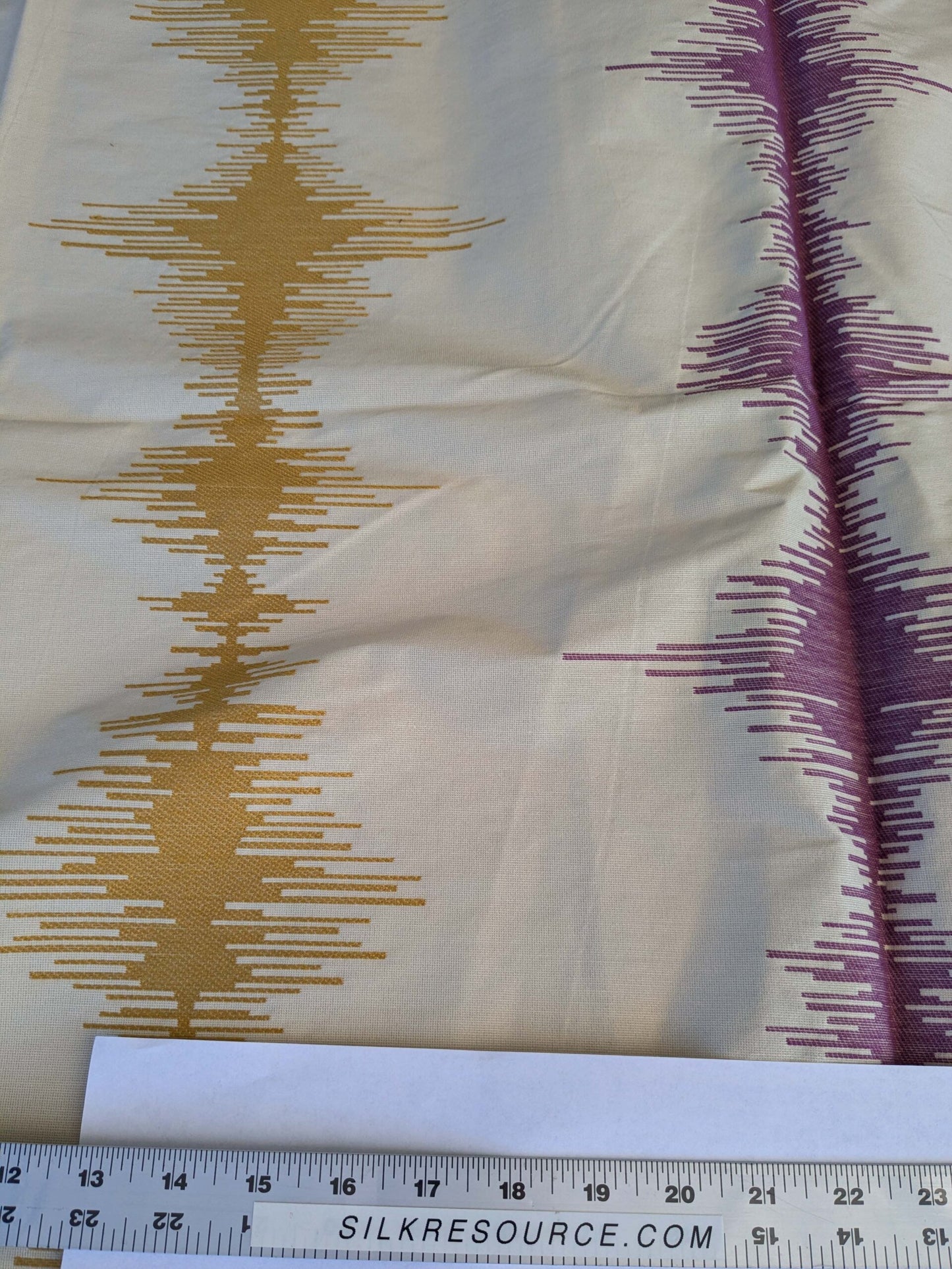 5 EV42 2.4y x 5"w Scalamandre Colony Roma Laguna Celeste Viola Blue Purple Beige Silk Wool