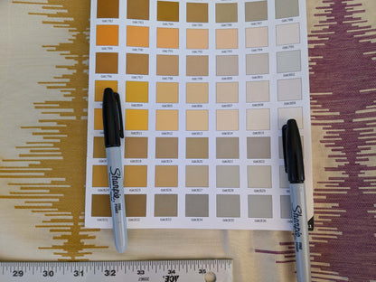 5 EV42 2.4y x 5"w Scalamandre Colony Roma Laguna Celeste Viola Blue Purple Beige Silk Wool