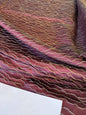 9 EV42 1.7y x 50"wScalamandre Sophie Onde Eggplant Purple Campagna Collection Art Deco Abstract