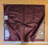 28 EV42 2.4y x 51"w Scalamandre Sophie Satin Eggplant Purple Silk Satin Cotton