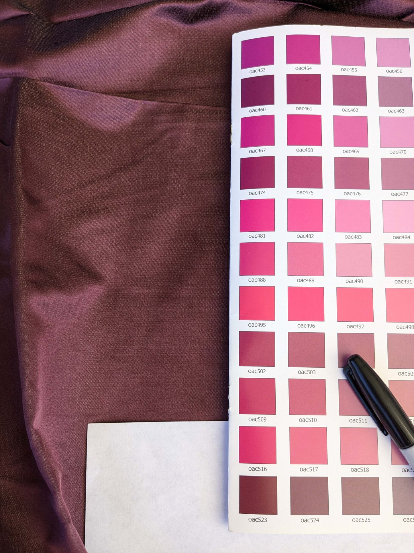 28 EV42 2.4y x 51"w Scalamandre Sophie Satin Eggplant Purple Silk Satin Cotton