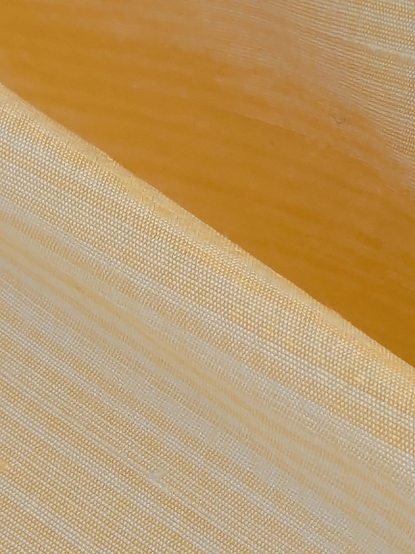 17 EV42 2.2y x 54"w Scalamandre Powers Court Lemon Yellow Silk Taffeta Strie MSRP USD 342/Y Faint Smudges