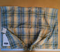20 EV42 2.2y x 49"w Scalamandre Reveur Plaid Blue and Gold Silk
