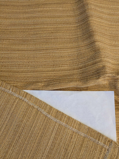 26 EV42 2.2y x 54" Scalamandre Herbeaux Straw Brown Strie Texture Silk Blend