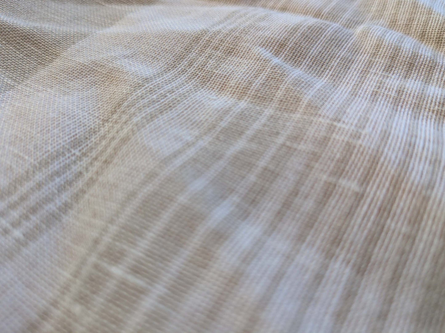 1 EV43 Sheers 30" x 51" wide Scalamandre Stripe Beige Cream Small Stain