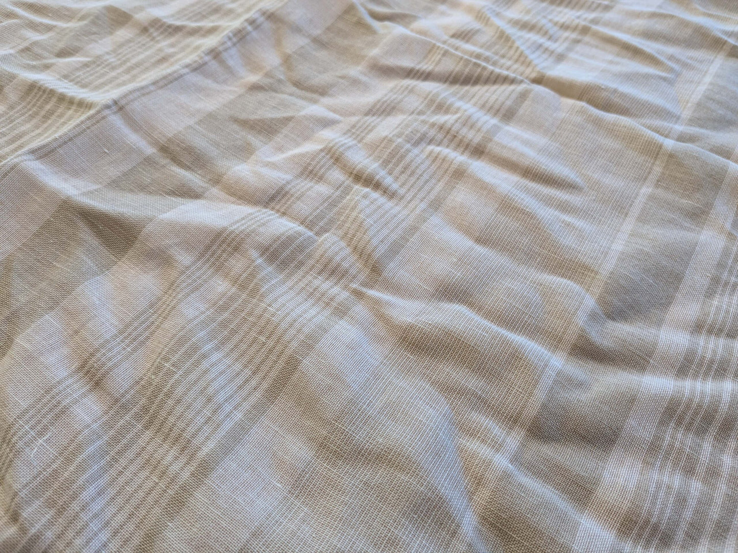 1 EV43 Sheers 30" x 51" wide Scalamandre Stripe Beige Cream Small Stain