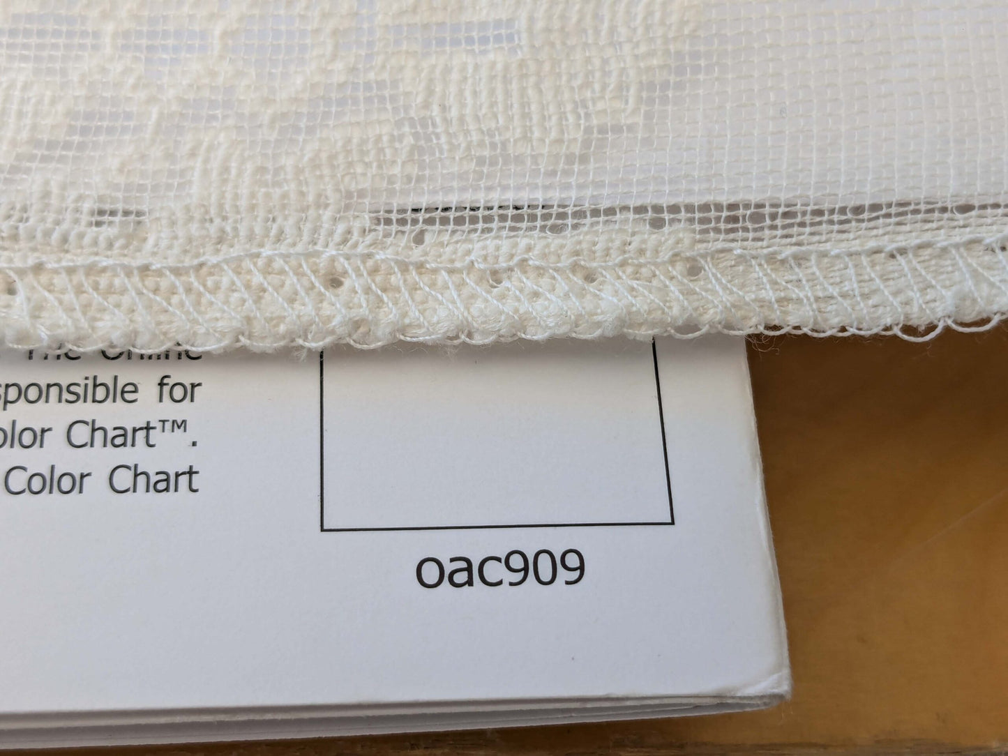 2 EV43 Sheers 2.1y x 66"w  Scalamandre Havisham White Cotton Madras Small Scale Texture