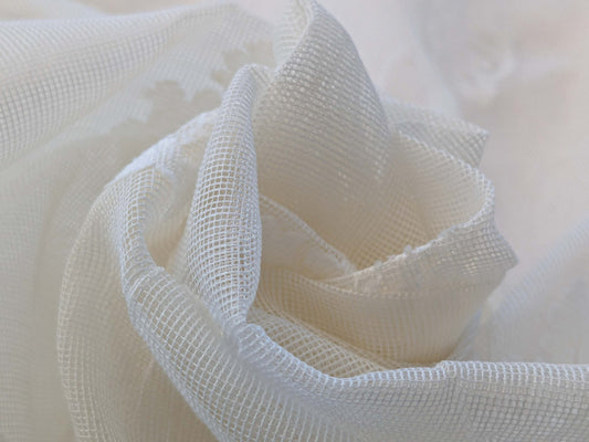 Scalamandre Havisham Cotton Madras - White