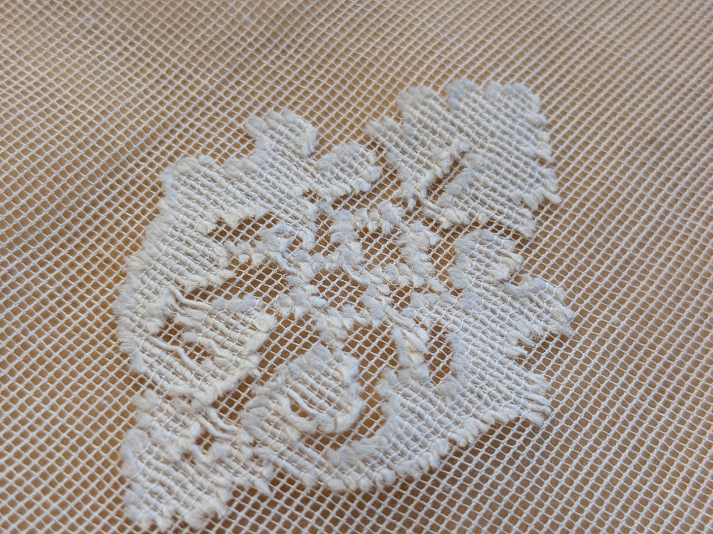 2 EV43 Sheers 2.1y x 66"w  Scalamandre Havisham White Cotton Madras Small Scale Texture