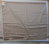 3 EV43 Sheers 2.4y x 138"wide  Scalamandre Swing Champagne Sheers Solid Texture Tan Mocha Light Brown MSRP USD370/y