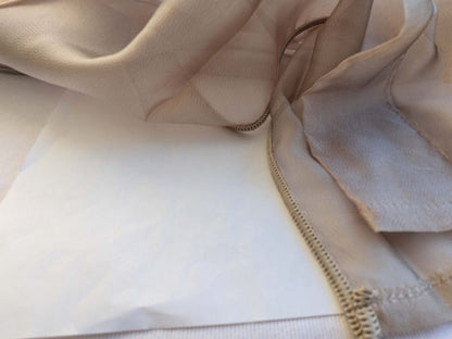 3 EV43 Sheers 2.4y x 138"wide  Scalamandre Swing Champagne Sheers Solid Texture Tan Mocha Light Brown MSRP USD370/y